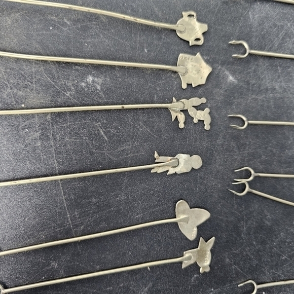 Vintage Alpaca Mexico olive/cheese cocktail picks‎ - Picture 7 of 7